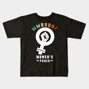 WWRBGD? RBG Ruth Bader Ginsburg Retro Feminist Tshirt Gifts Kids T-Shirt